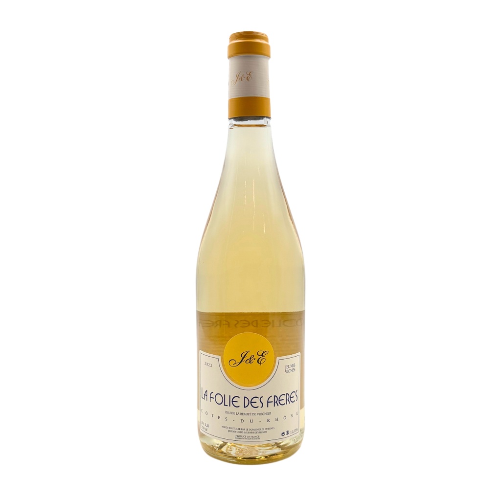 Vin - La Folie des Frères - Côtes du Rhône - Blanc - 75cl