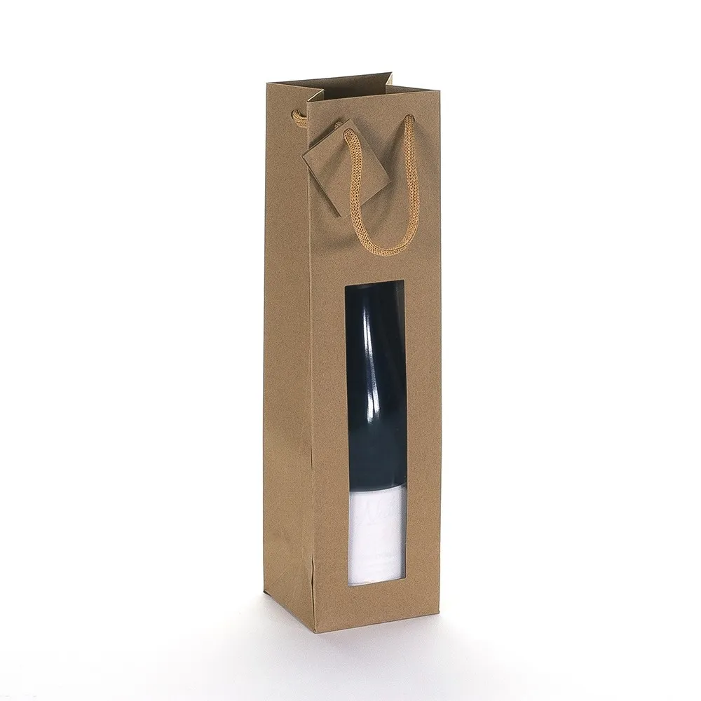 Sac Kraft Brun - 1 bouteille